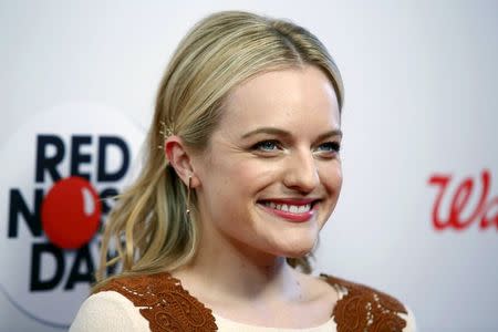 Actress Elisabeth Moss attends the Red Nose Charity event in New York May 21, 2015. REUTERS/Eduardo Munoz