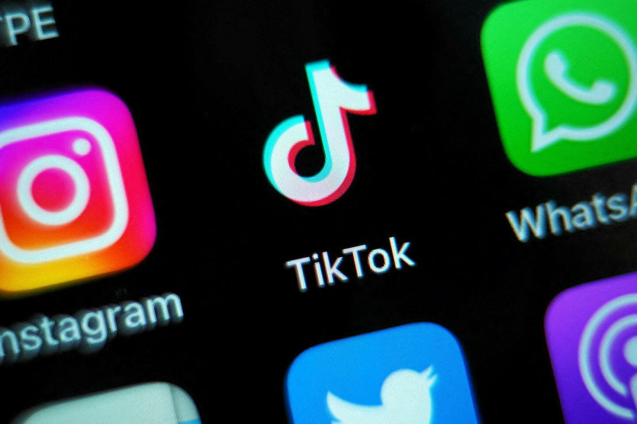 En 2024, TikTok est, avec plus d'un milliard et demi d'utilisateurs actifs, dont 22 millions en France, le cinquième réseau social le plus utilisé dans le monde.  - Credit:PA Photos / PA Photos/ABACA