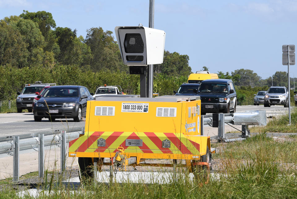 A speed camera in Brisbane. Source: AAP
