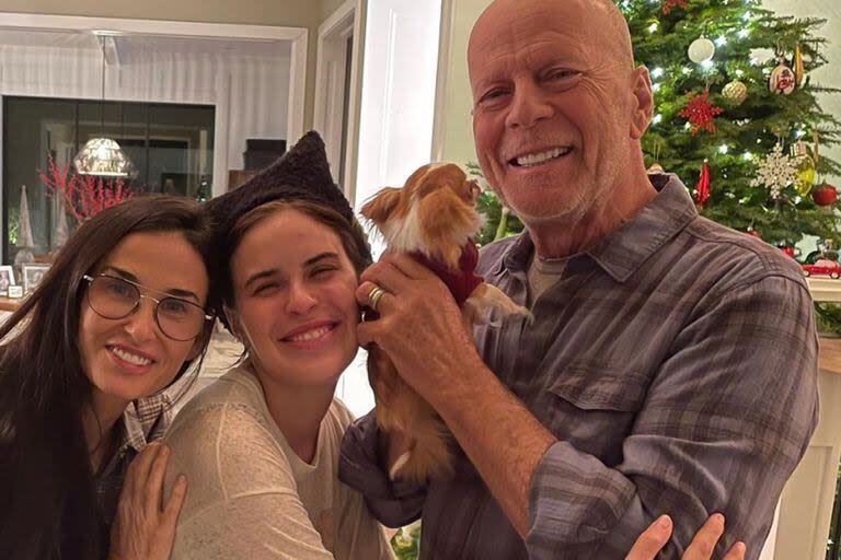 Demi Moore saludó a su hija por su cumpleaños y mostró una conmovedora imagen de Bruce Willis