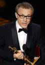 <p>Christoph Waltz, Django Unchained<br>That's two from two for actor Christoph Waltz, who picked up the Best Supporting Actor Oscar for his turn as the quirky bounty hunter in Quentin Tarantino's Django Unchained. He won Best Supporting Actor previously for 'Water for Elephants'.</p>