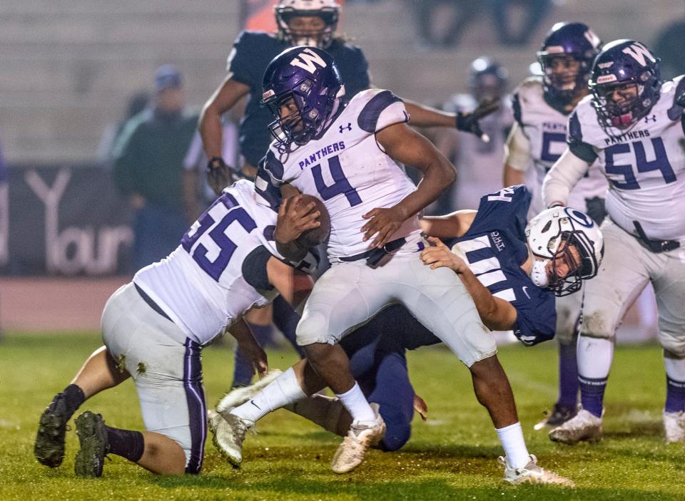 Central Valley Christian hosts Washington Union in a Central Section Division III semifinal high school playoff football game on Friday, November 19, 2021. 