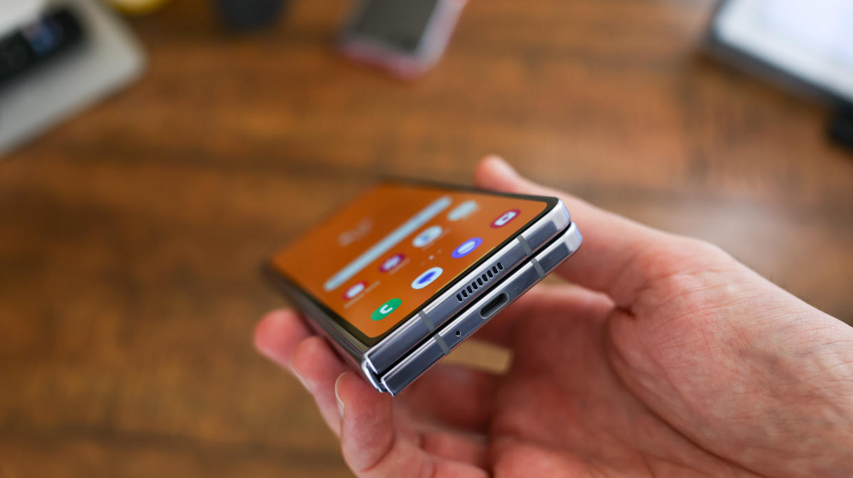  A photo of the Samsung Galaxy Z Fold 5. 