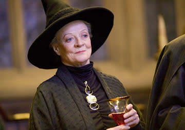 <p>Maggie Smith as Professor McGonagall in Warner Bros. Pictures' Harry Potter and the Goblet of Fire - 2005</p>