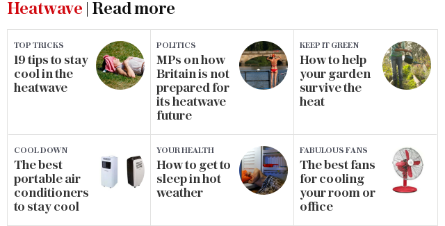 Mini heatwave | Read more