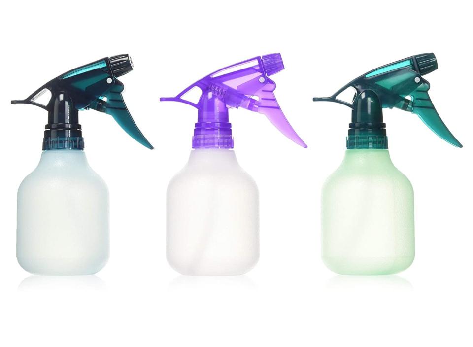 Assorted colors spray bottle set from Tolco