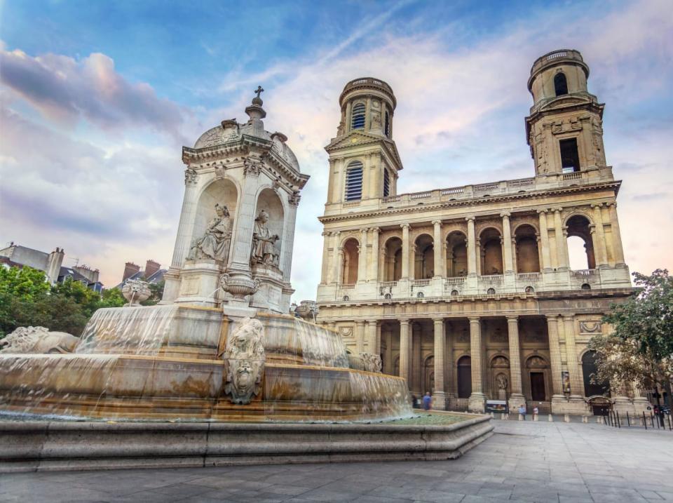 <div class="inline-image__caption"><p>The Church of Saint-Sulpice and Fountain in Paris, France.Late Afternoon in Summer.</p></div> <div class="inline-image__credit">Alex West/Getty</div>