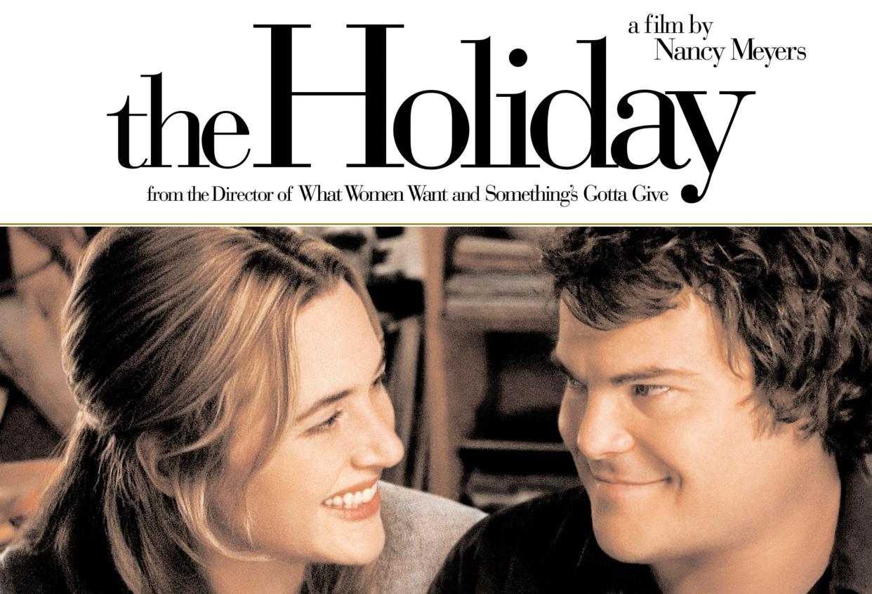 Kate Winslet and Jack Black in The Holiday. (Alamy)