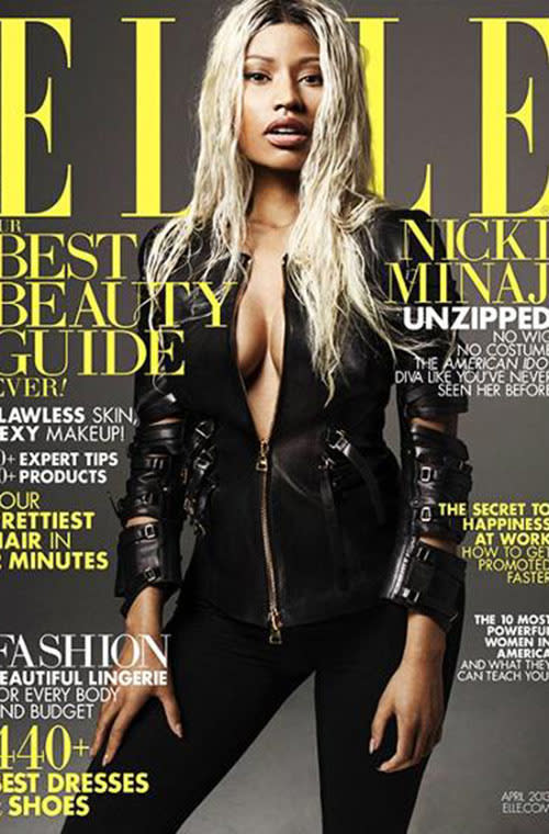 Nicki Minaj on the March 2013 cover of "Elle."