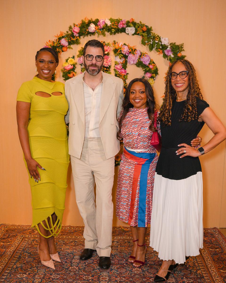 Jennifer Hudson, Zachary Quinto, Quinta Brunson and Channing Dungey