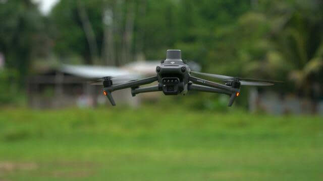 A drone used by researchers. / Credit: CBS Saturday Morning