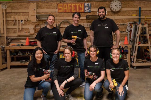 <p>Splunk</p> Splunkers use their paid volunteer time (VTO) to build affordable housing for Habitat for Humanity as a team.