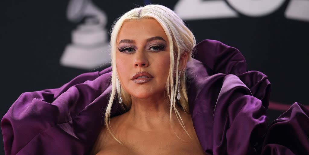 christina aguilera just posted a topless photo and i'm speechless