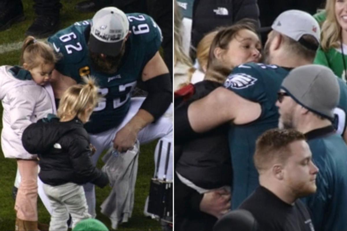 Philadelphia Eagles star Jason Kelce's daughter celebrates playoff win in  cutest way - ABC News