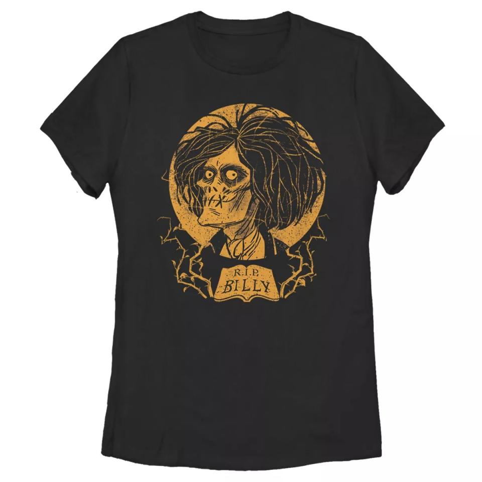 Women's Disney Hocus Pocus Billy Zombie Portrait T-Shirt