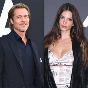 Feature Brad Pitt and Emily Ratajkowski Are Hanging Out