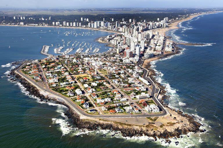 Una vista de Punta del Este