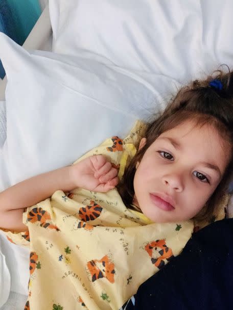 PHOTO: Ella Rose Ghiam, 3, was diagnosed with RSV and spent one week hospitalized at Cohen Children's Medical Center. (Courtesy Anita Binayi-Ghiam)