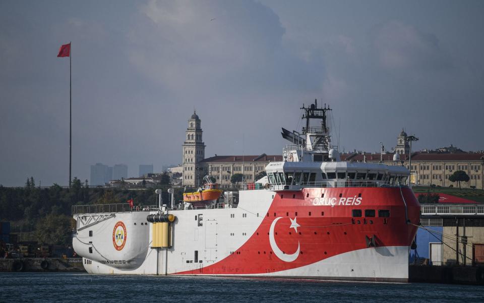 Turkey's Oruc Reis seismic survey ship - AFP