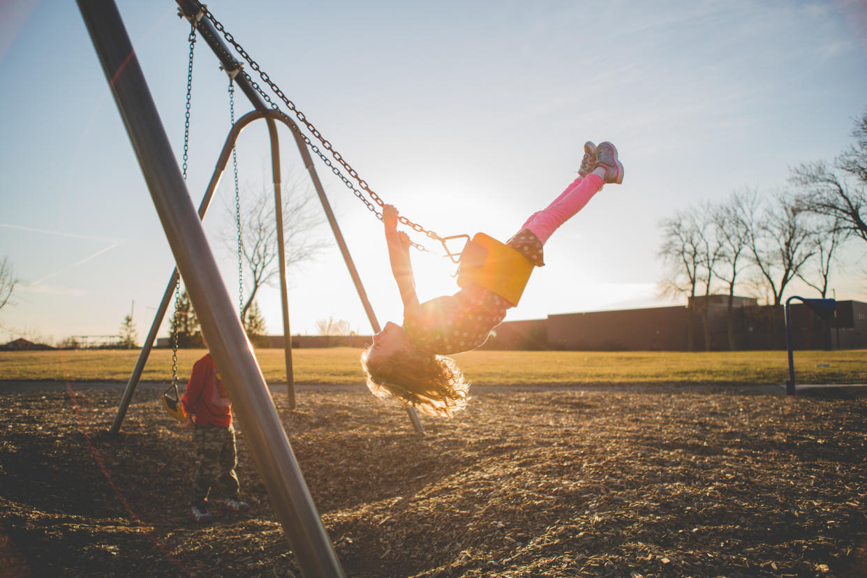 New research has revealed the age children are allowed to play outside alone has increased. (Getty Images)