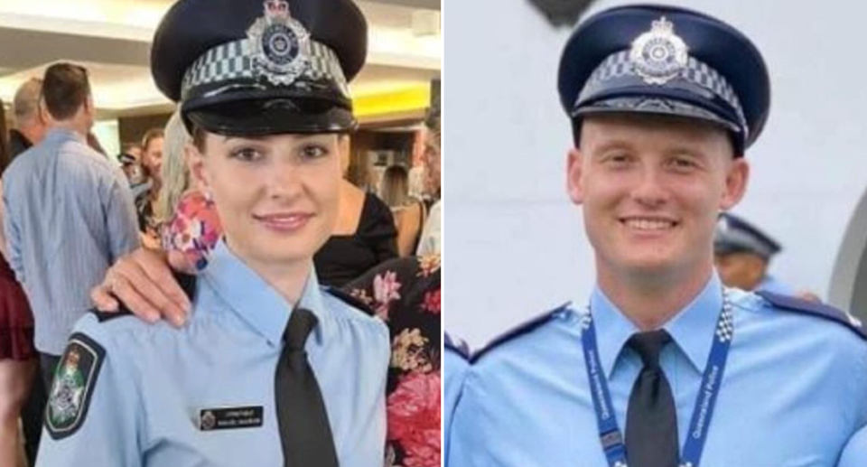 29-year-old Constable Rachel McCrow and 26-year-old Constable Matthew Arnold.