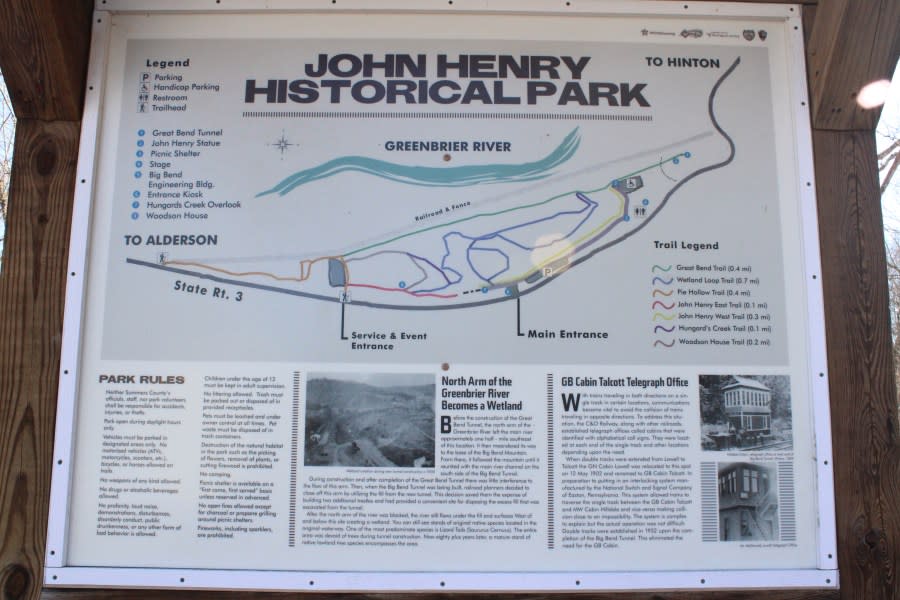 John Henry Historical Park – Photo Courtesy: Jessica Phillips