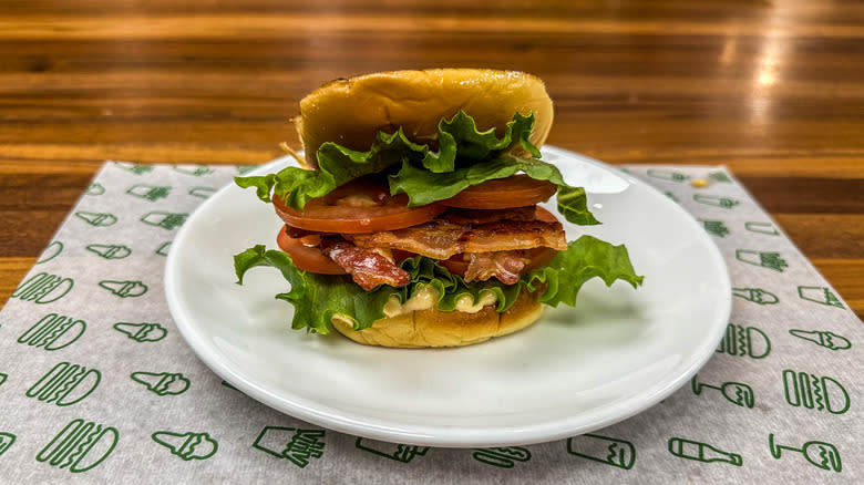 Shake Shack BLT sandwich