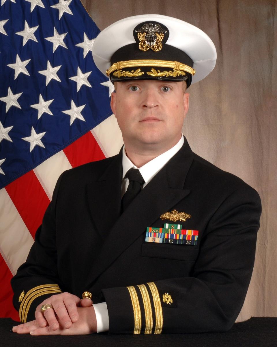 Powell native Perry Barker was recently promoted to captain in the Navy.