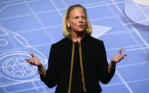 <p>No. 6: CEO Virginia M. Rometty<br>Company: International Business Machines Corp.<br>Compensation: $96,764,750<br>(AP Photo/Manu Fernandez) </p>