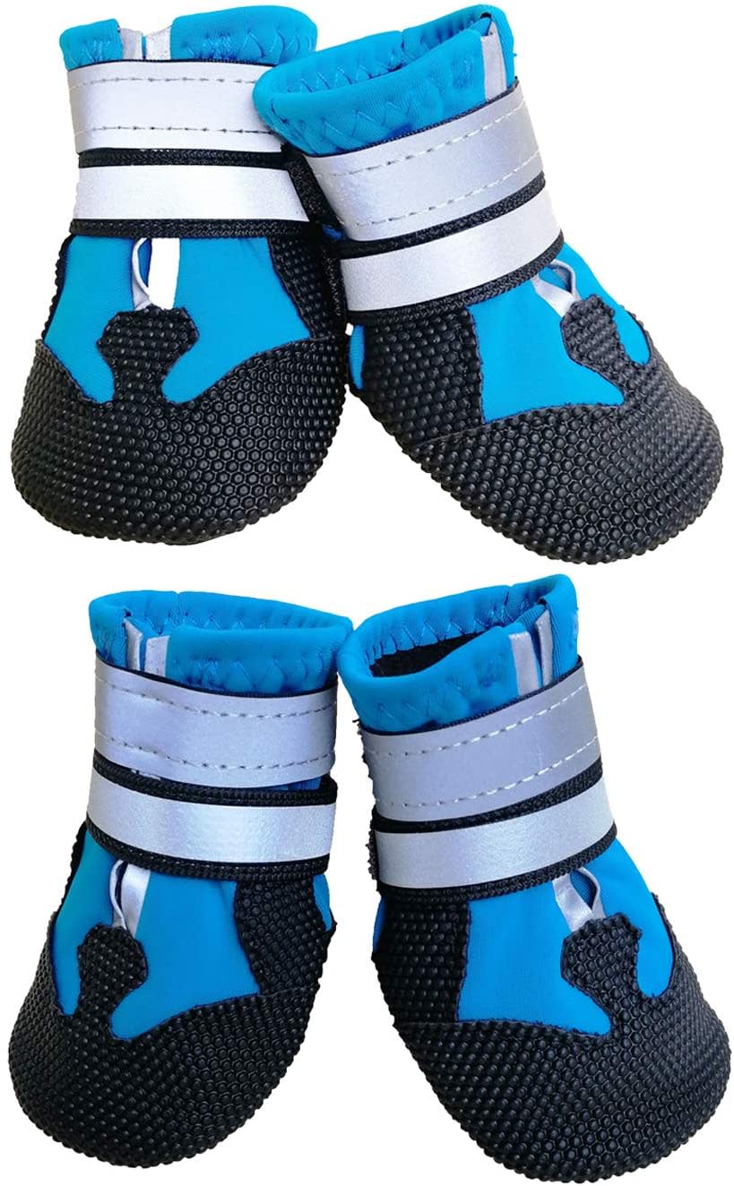 Ewolee Dog Shoes, Waterproof Anti-Slip Dog Boots - available on Amazon.