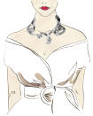 <p><strong>Necklace type</strong>: Statement collar</p> <p><strong>Runway inspiration</strong>: Miu Miu</p> <p>An open neckline leaves room to experiment. Do so with a strand of pearls, as seen on the Miu Miu runway, or with striking jewelry in oversized shapes.</p> <p><strong>Shop the necklace</strong>: Annelise Michelson, $1,385; <a rel="nofollow noopener" href="http://www.annelisemichelson.com/d%C3%A9chain%C3%A9e/choker" target="_blank" data-ylk="slk:annelisemichelson.com;elm:context_link;itc:0;sec:content-canvas" class="link ">annelisemichelson.com</a></p>