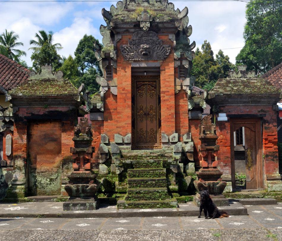 Roadside Temple in Bali, Indonesia