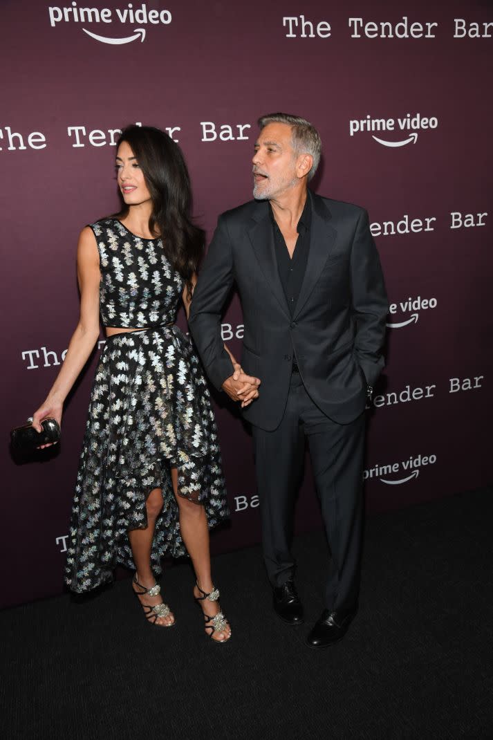 George Clooney and Amal Clooney at the Tastemakers Event for ‘Tender Bar’ at the Directors Guild of America in Los Angeles on Oct. 3, 2021. - Credit: Michael Buckner for Variety