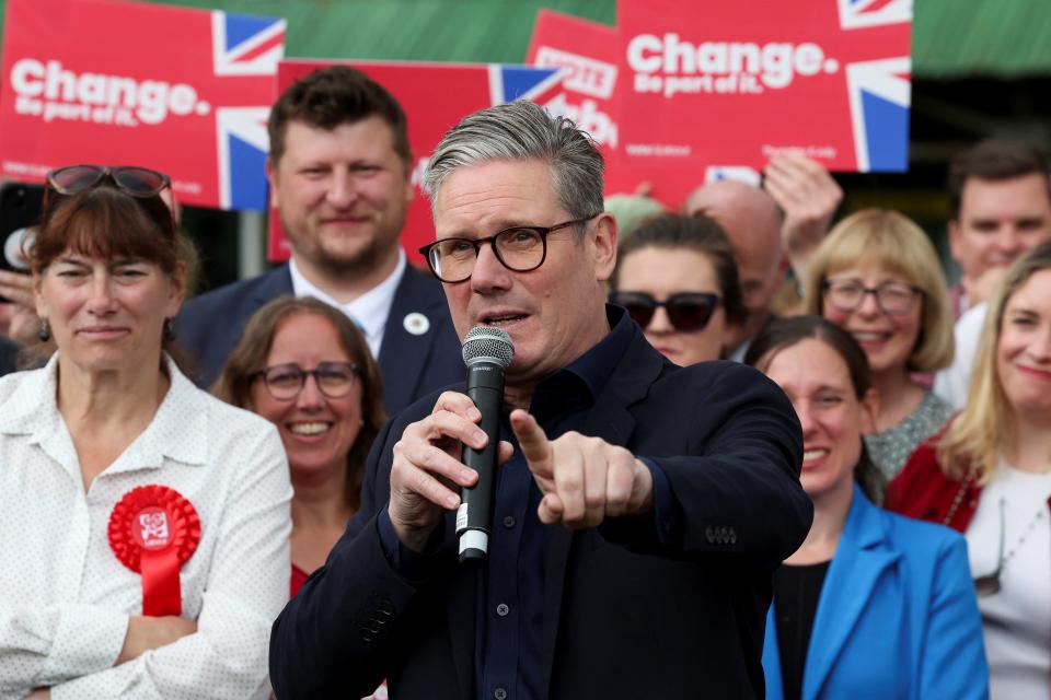 Keir Starmer has faced questions over Vladimir Putin (REUTERS)