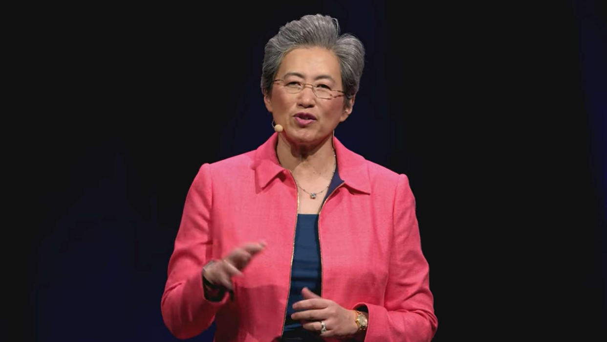  AMD CEO, Dr. Lisa Su on stage at Computex 2024. 