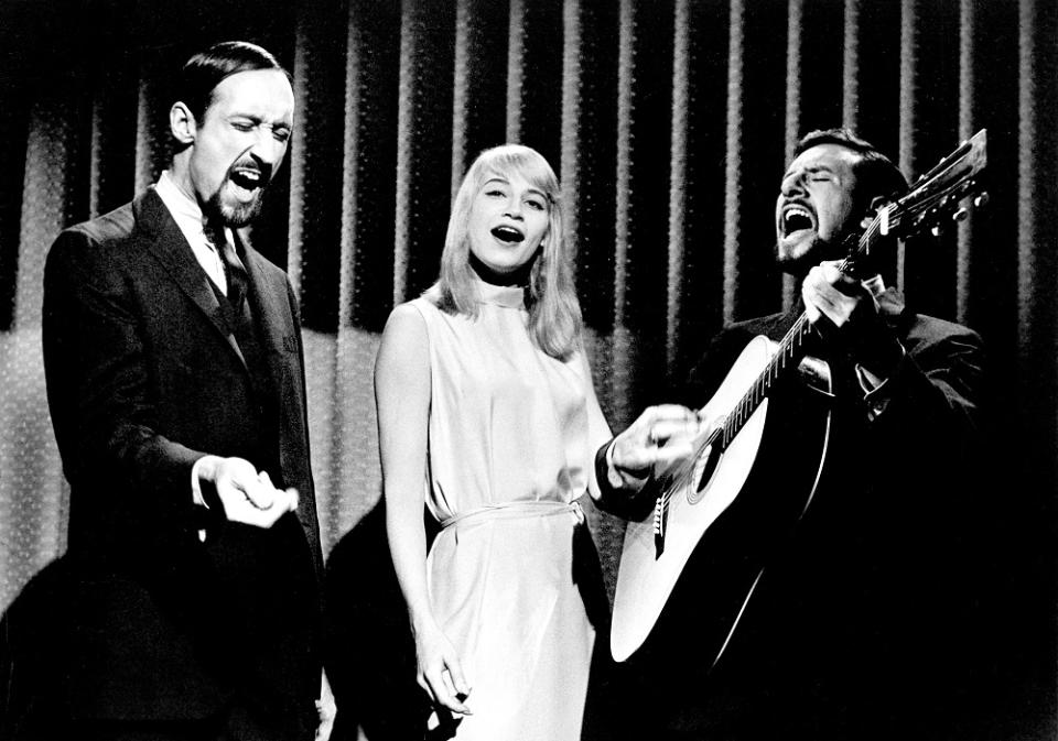 Peter, Paul and Mary in their 1960s heyday (credit: WENN)