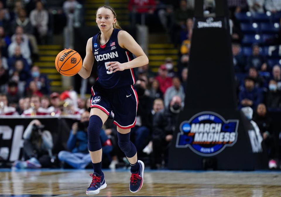 Paige Bueckers helped UConn reach the women's NCAA title game last season.