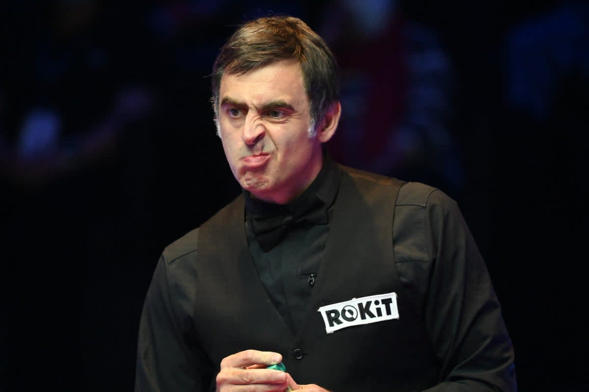 Shocked: O’Sullivan was dealt a first ever Triple Crown whitewash defeat  (AFP via Getty Images)