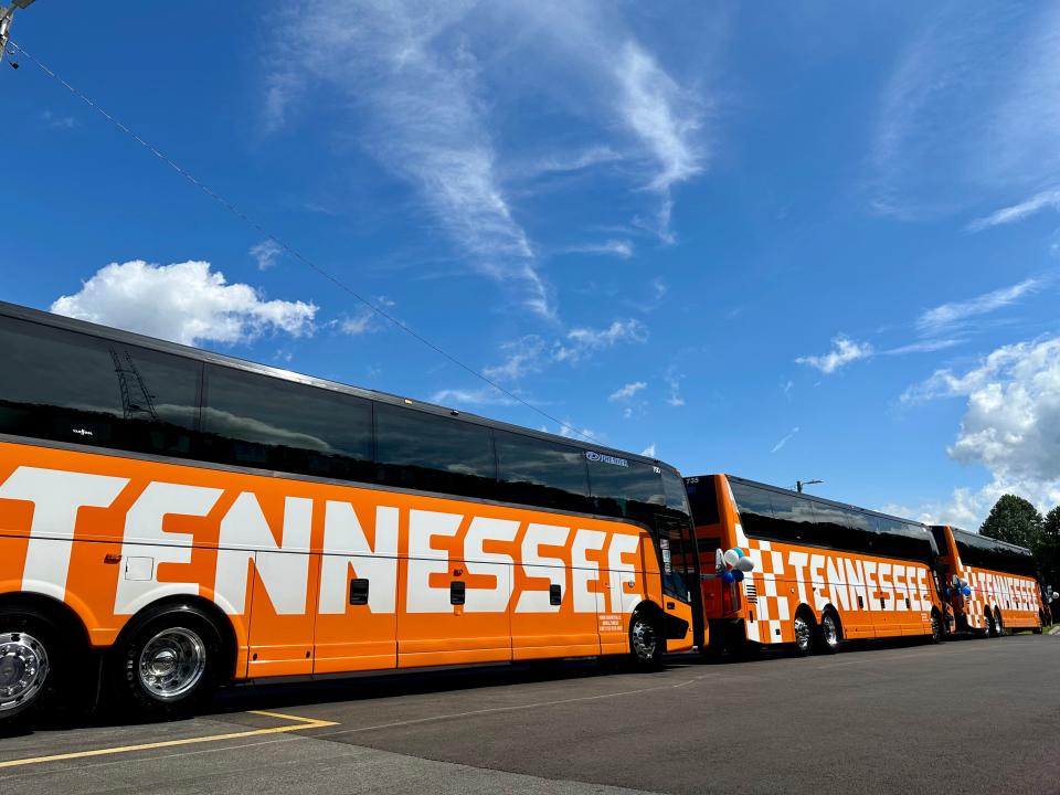 Premier Transportation – East Tennessee’s top-tier coach service, trusted by the UT Volunteers – recently hosted “Breakfast & Buses” at their company headquarters in North Knoxville. Aug. 15, 2023