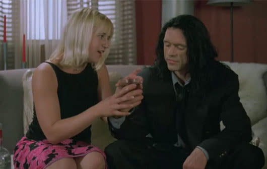 <div><p>"I was expecting to enjoy <i>The Room</i>, assuming it was a cult movie because it was bad in a kitschy way and because my husband had hyped it up for years. I was actually PISSED after watching it. The horrible-and-not-in-an-endearing-way writing, the misogyny, etc. I’ve never felt that way after watching any other movie, and I still wish I could get that time back."</p><p>—<a href="https://www.buzzfeed.com/kelseym9" rel="nofollow noopener" target="_blank" data-ylk="slk:kelseym9;elm:context_link;itc:0;sec:content-canvas" class="link ">kelseym9</a></p></div><span> Chloe Productions / TPW Films</span>