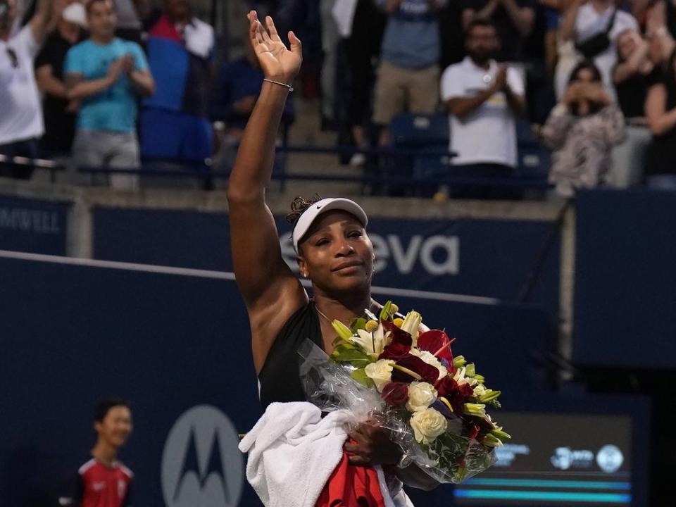 Serena Williams nach ihrem wohl letzten Match in Toronto. (Bild: imago images/ZUMA Press)