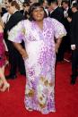 <p>Gabourey Sidibe seemed to love her sparkling floral gown that year. </p>