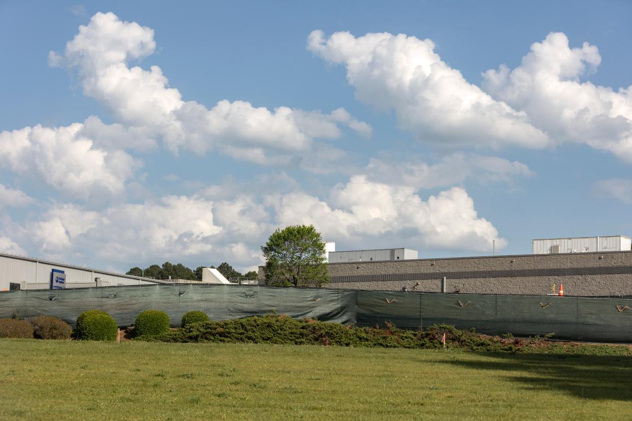 FILE - The Boehringer Ingelheim facility in 2022 in Athens. The facility was the site of a shooting that caused $12,800 in property damage on Jan. 1.