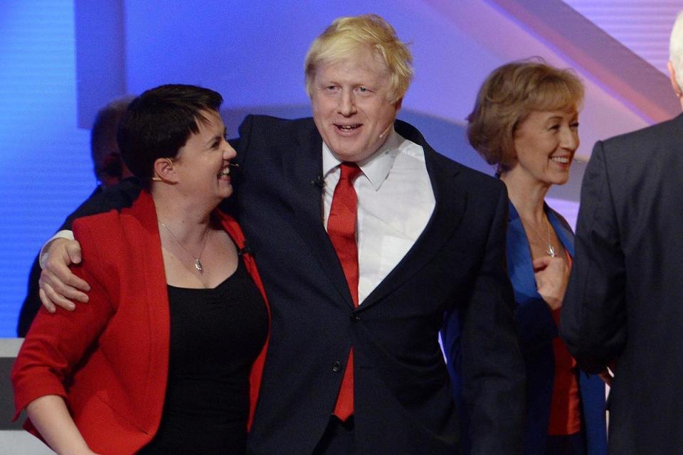 File photo: Ruth Davidson and Boris Johnson  (PA)