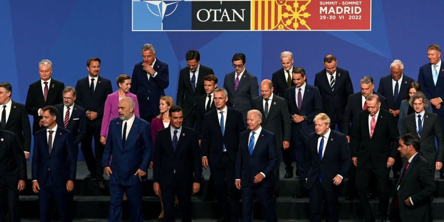 Participants in the NATO Summit in Madrid, June 29, 2022