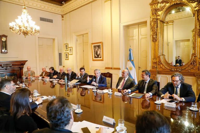 La reunión del gabinete, el miércoles en la Casa Rosada