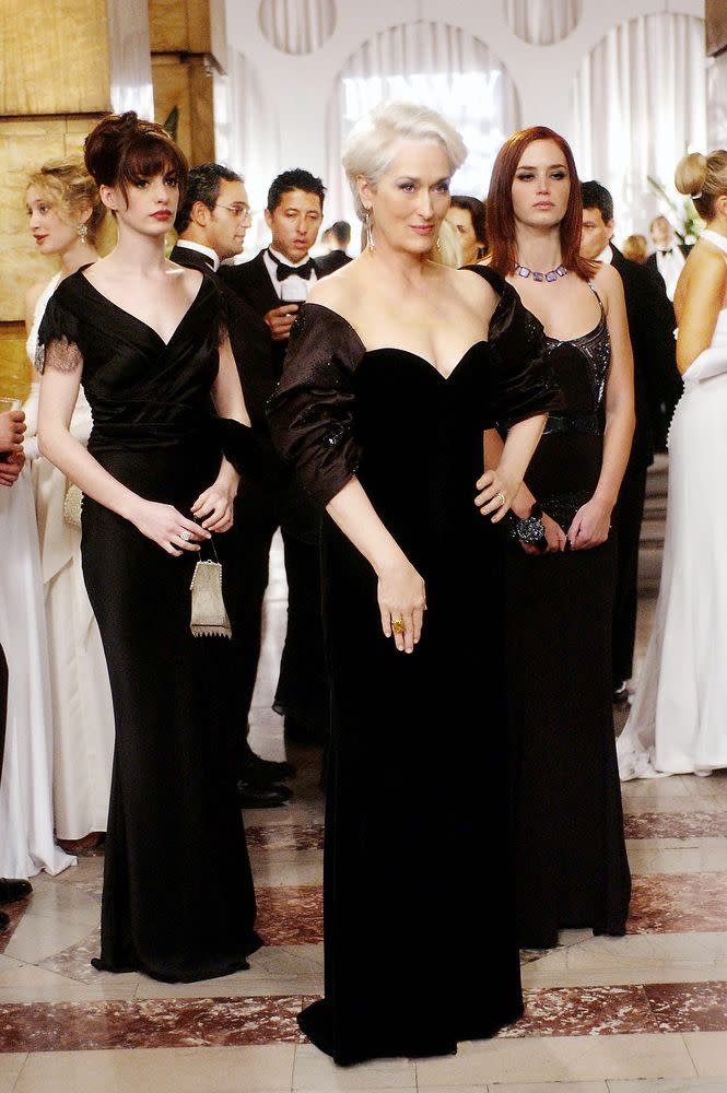 Anne Hathaway, Meryl Streep and Emily Blunt in The Devil Wears Prada | Zuma