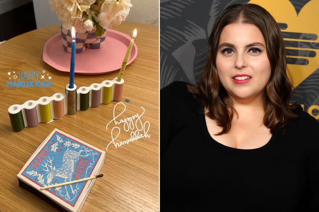 <p>Beanie Feldstein/Instagram; Sean Zanni/Patrick McMullan via Getty</p> Beanie Feldstein