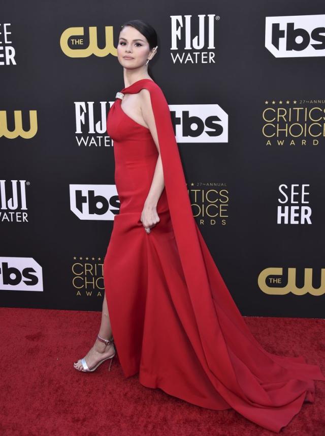 Selena Gomez's Red Dress at the Critics' Choice Awards 2022