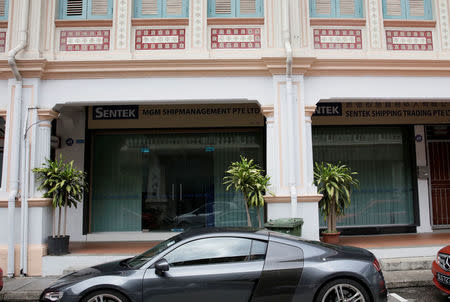 The Sentek Marine and Trading office seen in Singapore January 15, 2018. REUTERS/Thomas White